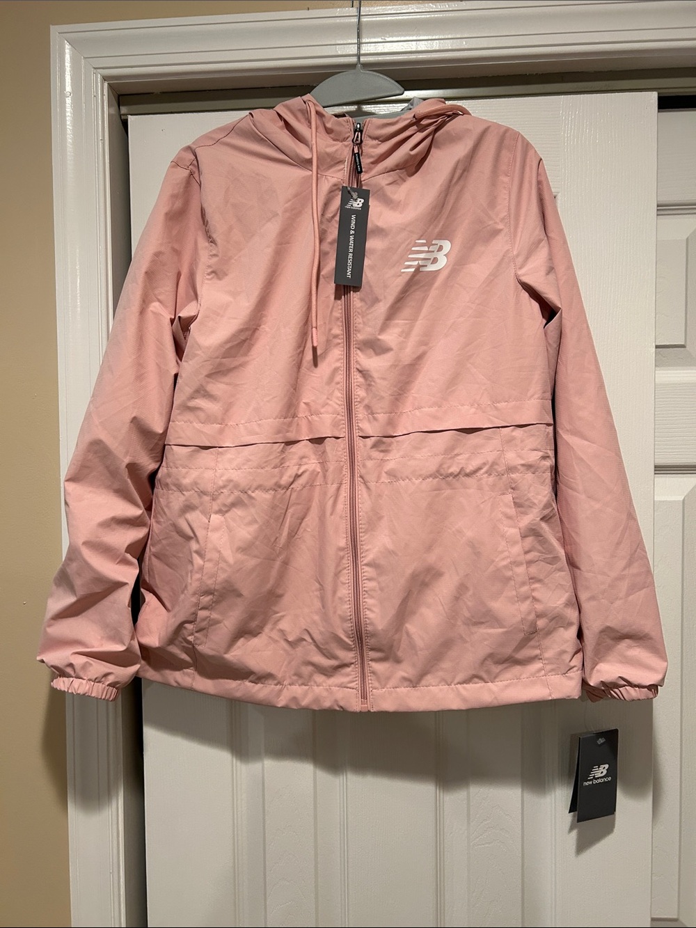 New Balance Pink Hooded Utility Jacket